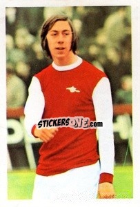 Sticker Charlie George - The Wonderful World of Soccer Stars 1970-1971
 n. 2 - FKS