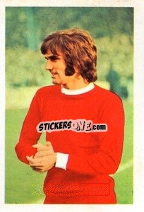 Sticker George Best - The Wonderful World of Soccer Stars 1970-1971
 n. 197 - FKS