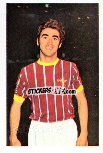 Cromo Gerry Queen - The Wonderful World of Soccer Stars 1970-1971
 n. 86 - FKS