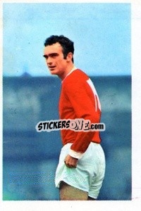 Sticker John Aston - The Wonderful World of Soccer Stars 1970-1971
 n. 196 - FKS