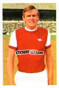 Sticker John Roberts - The Wonderful World of Soccer Stars 1970-1971
 n. 11 - FKS