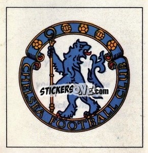 Cromo Chelsea - Club badge sticker - The Wonderful World of Soccer Stars 1971-1972
 - FKS