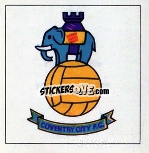 Figurina Coventry City - Club badge sticker