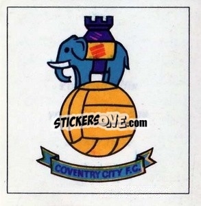 Figurina Coventry City - Club badge sticker - The Wonderful World of Soccer Stars 1971-1972
 - FKS