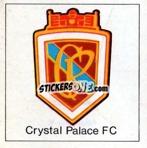 Cromo Crystal Palace - Club badge sticker - The Wonderful World of Soccer Stars 1971-1972
 - FKS