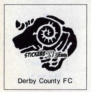 Sticker Derby County - Club badge sticker - The Wonderful World of Soccer Stars 1971-1972
 - FKS