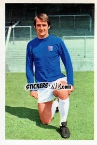 Sticker Frank Clarke - The Wonderful World of Soccer Stars 1971-1972
 n. 107 - FKS