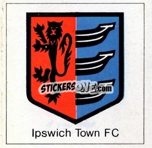 Sticker Ipswich Town - Club badge sticker - The Wonderful World of Soccer Stars 1971-1972
 n. H - FKS