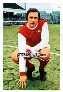 Sticker John Radford - The Wonderful World of Soccer Stars 1971-1972
 n. 10 - FKS