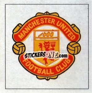 Sticker Manchester United - Club badge sticker - The Wonderful World of Soccer Stars 1971-1972
 n. M - FKS