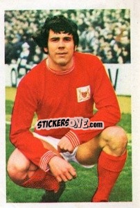 Cromo Peter Hindley - The Wonderful World of Soccer Stars 1971-1972
 - FKS