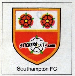 Sticker Southampton - Club badge sticker - The Wonderful World of Soccer Stars 1971-1972
 - FKS
