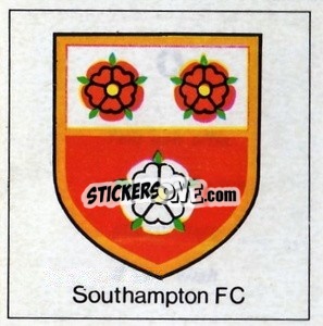 Sticker Southampton - Club badge sticker - The Wonderful World of Soccer Stars 1971-1972
 n. Q - FKS