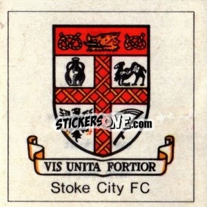 Sticker Stoke City - Club badge sticker - The Wonderful World of Soccer Stars 1971-1972
 n. R - FKS
