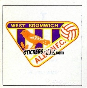 Cromo West Bromwich Albion - Club badge sticker - The Wonderful World of Soccer Stars 1971-1972
 - FKS