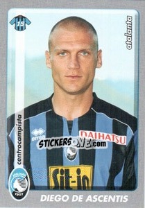Sticker Diego De Ascentis - Calciatori 2008-2009 n. 13 - Panini