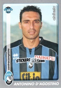 Figurina Antonino D'Agostino - Calciatori 2008-2009 - Panini