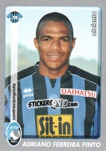 Sticker Adriano Ferreira Pinto - Calciatori 2008-2009 n. 17 - Panini