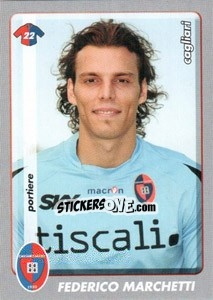 Sticker Federico Marchetti - Calciatori 2008-2009 n. 50 - Panini