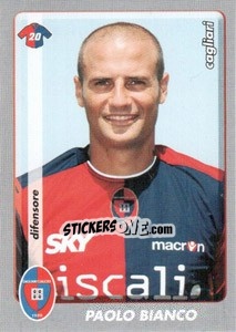 Cromo Paolo Bianco - Calciatori 2008-2009 - Panini