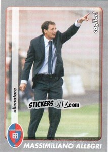 Sticker Massimiliano Allegri - Calciatori 2008-2009 n. 56 - Panini
