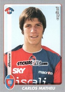 Figurina Carlos Matheu - Calciatori 2008-2009 - Panini