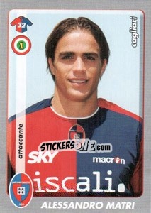 Figurina Alessandro Matri - Calciatori 2008-2009 - Panini