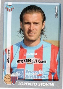 Sticker Lorenzo Stovini - Calciatori 2008-2009 n. 75 - Panini