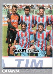 Figurina Sguadra/1 (Catania) - Calciatori 2008-2009 - Panini
