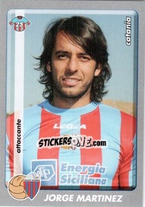 Sticker Jorge Martinez - Calciatori 2008-2009 n. 91 - Panini