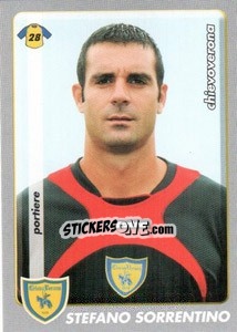 Sticker Stefano Sorrentino - Calciatori 2008-2009 n. 98 - Panini