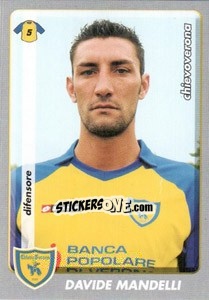 Cromo Davide Mandelli - Calciatori 2008-2009 - Panini