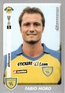 Sticker Fabio Moro - Calciatori 2008-2009 n. 107 - Panini