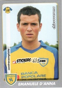 Cromo Emanuele D'Anna - Calciatori 2008-2009 n. 109 - Panini