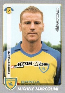 Sticker Michele Marcolini - Calciatori 2008-2009 n. 110 - Panini