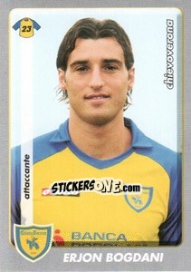 Sticker Erjon Bogdani - Calciatori 2008-2009 n. 115 - Panini