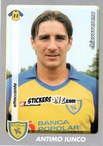 Sticker Antimo Iunco - Calciatori 2008-2009 n. 116 - Panini