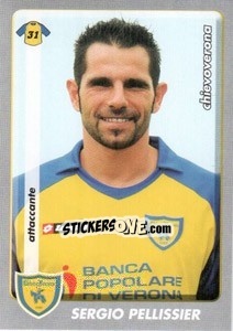 Sticker Sergio Pellissier - Calciatori 2008-2009 n. 119 - Panini