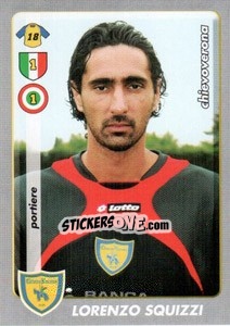 Cromo Lorenzo Squizzi - Calciatori 2008-2009 - Panini