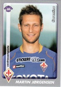Sticker Martin Jorgensen - Calciatori 2008-2009 n. 133 - Panini