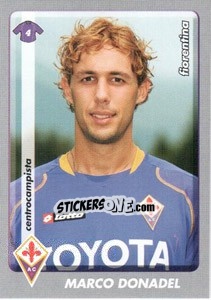 Sticker Marco Donadel - Calciatori 2008-2009 n. 134 - Panini