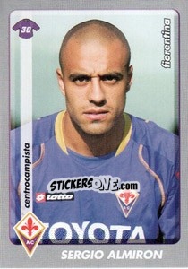 Sticker Sergio Almiron - Calciatori 2008-2009 n. 137 - Panini