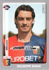 Cromo Giuseppe Biava - Calciatori 2008-2009 - Panini