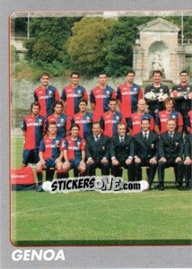 Figurina Squadra/1 (Genoa) - Calciatori 2008-2009 - Panini