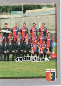 Figurina Squadra/2 (Genoa) - Calciatori 2008-2009 - Panini