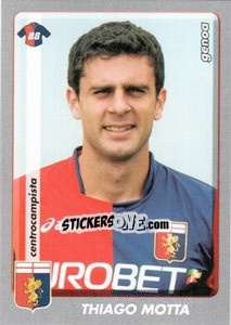 Sticker Thiago Motta - Calciatori 2008-2009 n. 156 - Panini