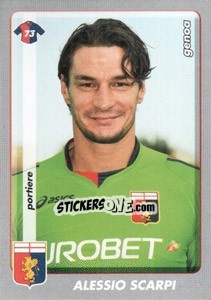 Sticker Alessio Scarpi - Calciatori 2008-2009 n. 168 - Panini
