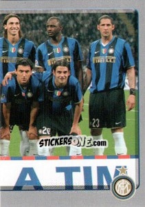 Sticker Sguadra/2(Inter) - Calciatori 2008-2009 n. 175 - Panini