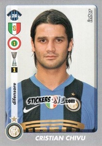 Sticker Cristian Chivu - Calciatori 2008-2009 n. 177 - Panini