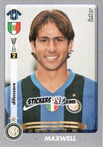 Sticker Maxwell - Calciatori 2008-2009 n. 178 - Panini